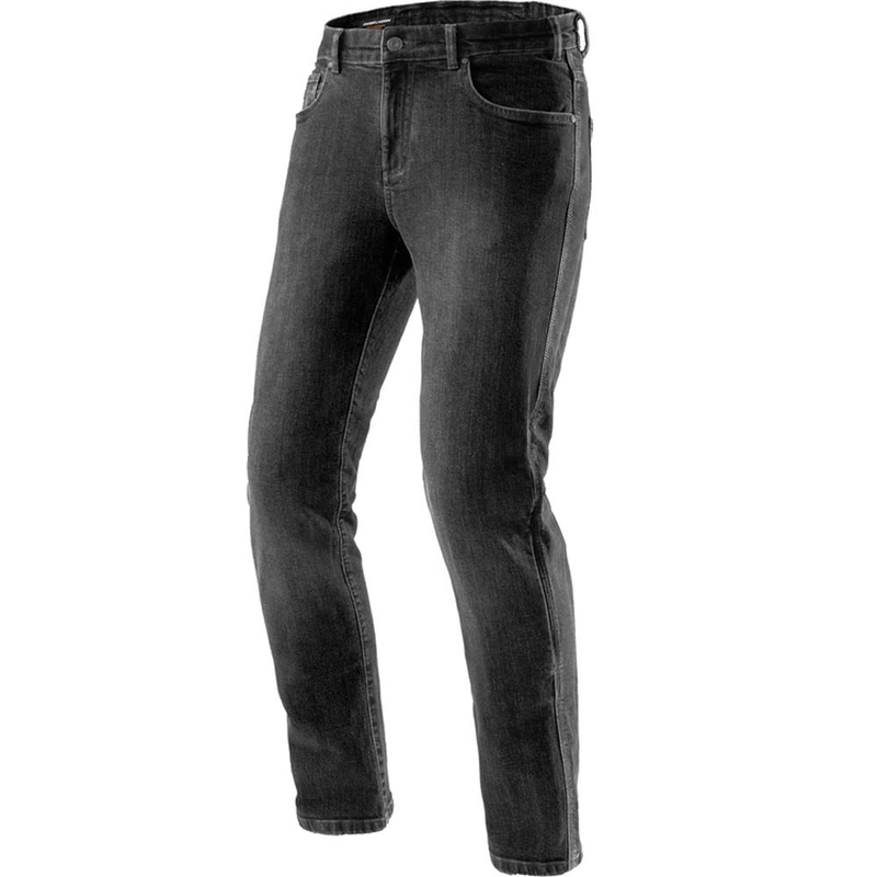Vaqueros de moto Rebelhorn Classic Monolayer Extra Cropped en negro lavado