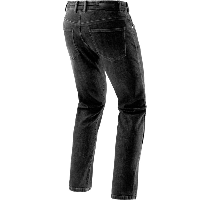 Vaqueros de moto Rebelhorn Classic Monolayer Extra Cropped en negro lavado