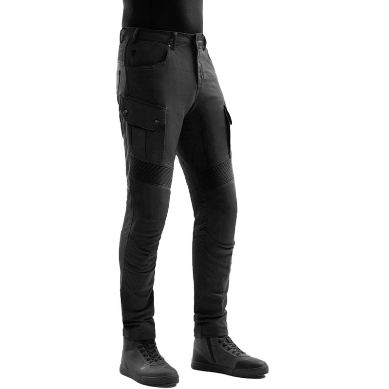 Pantalones vaqueros de moto Rebelhorn Faster negros