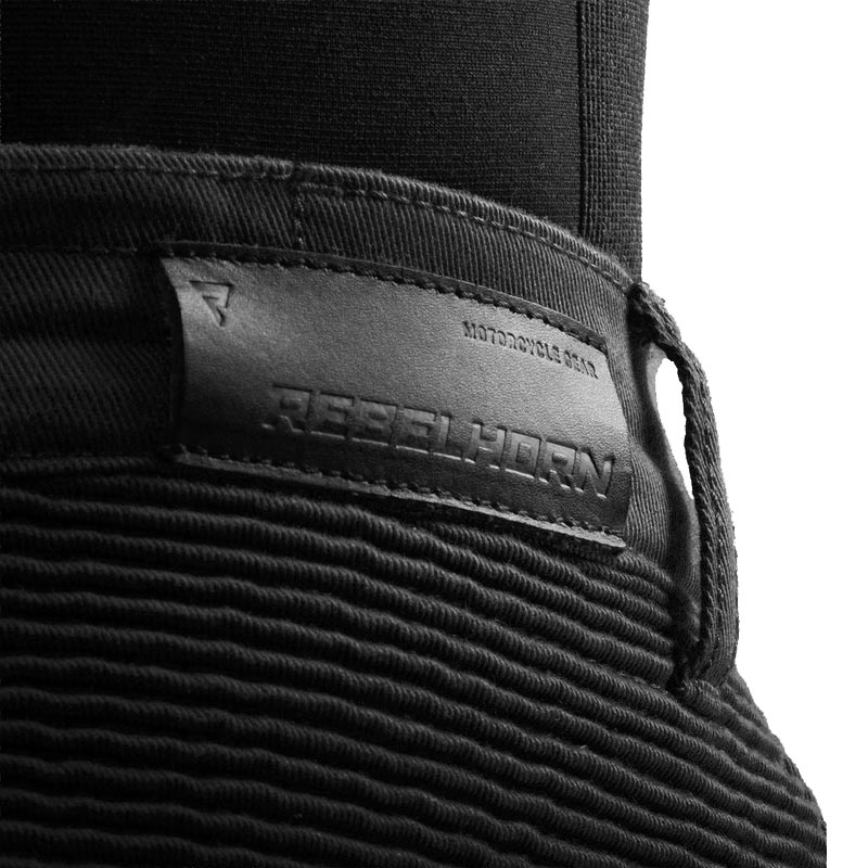 Pantalones vaqueros de moto Rebelhorn Faster negros