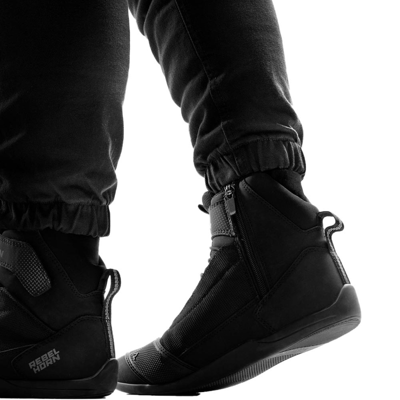 Pantalones vaqueros de moto para mujer Rebelhorn Faster negros