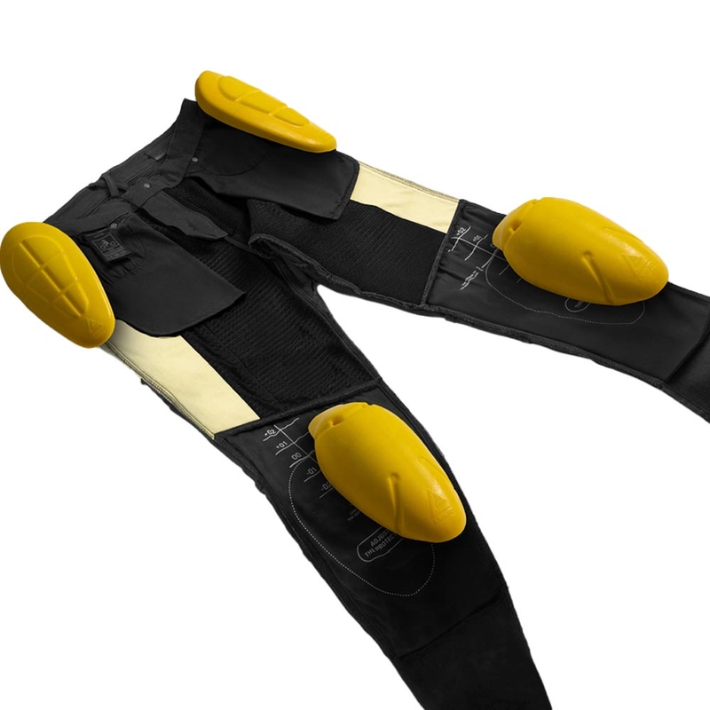 Pantalones vaqueros de moto para mujer Rebelhorn Faster negros