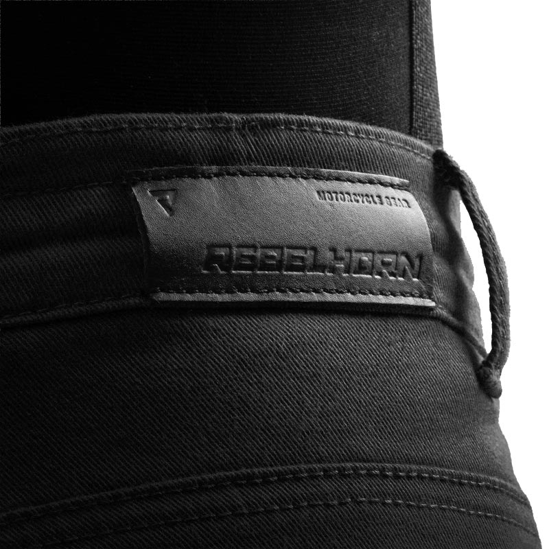 Pantalones vaqueros de moto para mujer Rebelhorn Faster negros