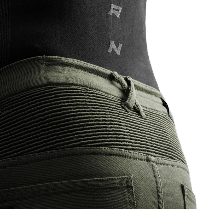 Pantalones vaqueros de moto cortos Rebelhorn Faster verdes
