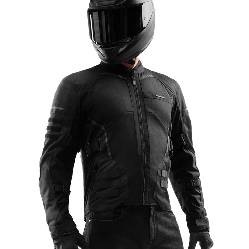 Chaqueta de moto Rebelhorn Scandal 3 negra