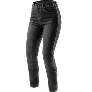 Vaqueros de moto para mujer Rebelhorn Classic Monolayer negro lavado