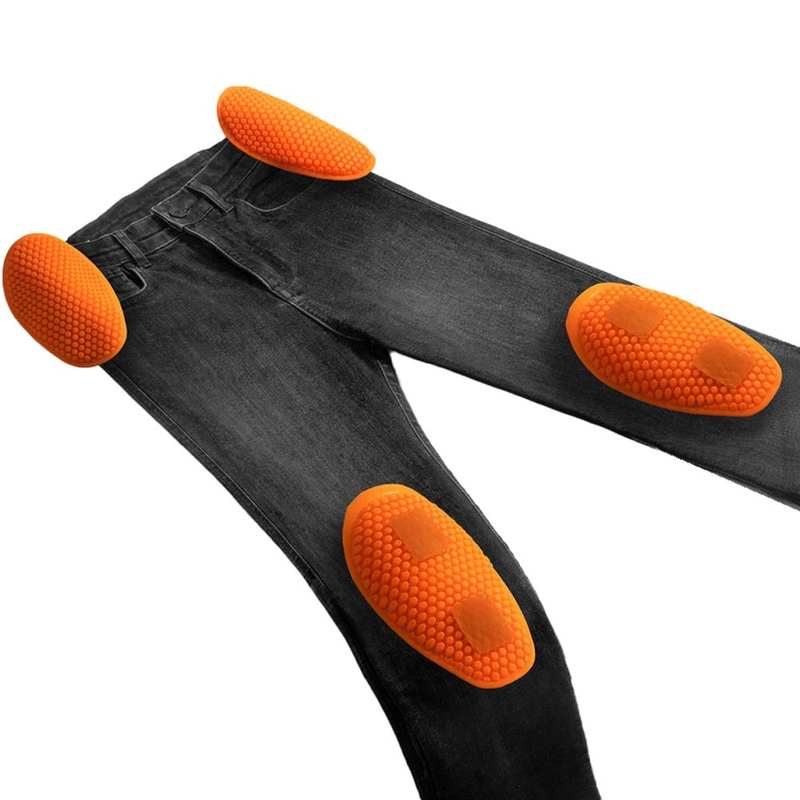 Vaqueros de moto para mujer Rebelhorn Classic Monolayer negro lavado