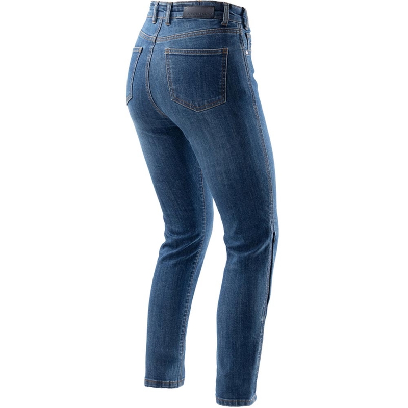 Vaqueros de moto para mujer Rebelhorn Classic Monolayer azul lavado
