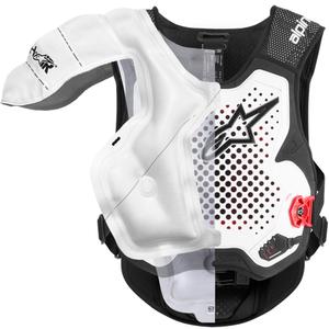 Chaleco airbag Alpinestars TECH-AIR®MX PLASMA blanco-negro-rojo