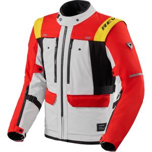 Chaqueta de moto Revit Offtrack 3 H2O rojo-blanco