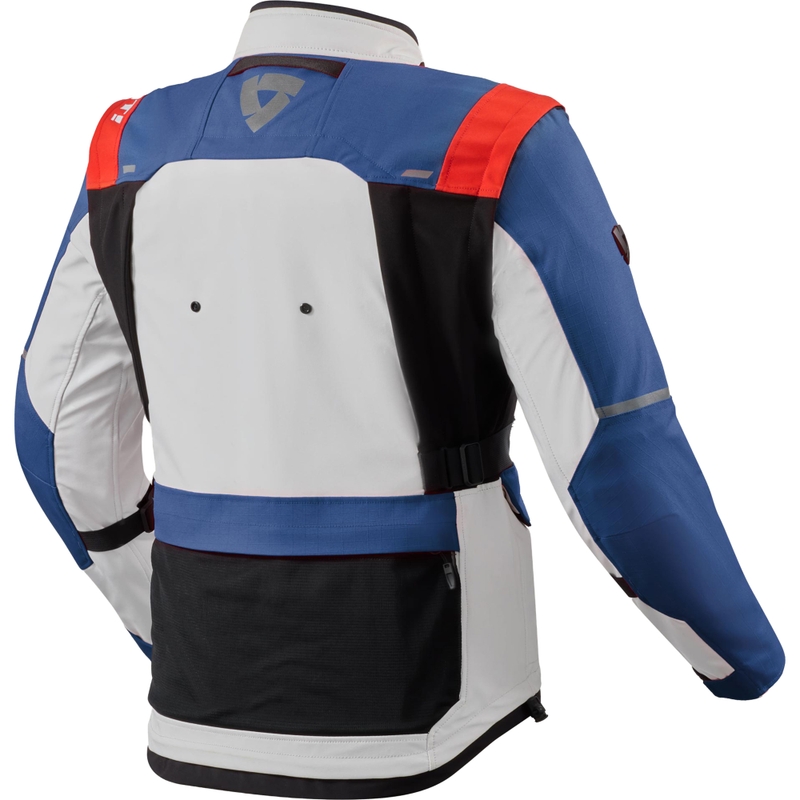 Chaqueta de moto Revit Offtrack 3 H2O azul-plata