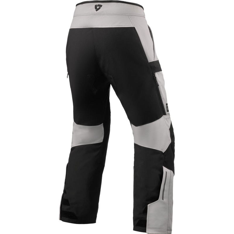 Pantalones de moto Revit Offtrack 3 H2O color plata y negro