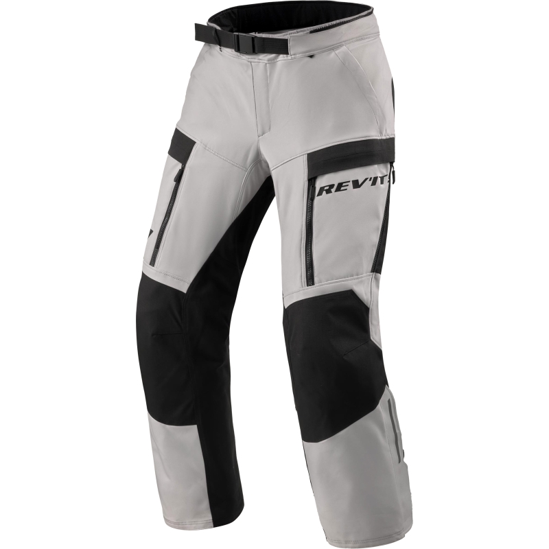 Pantalones cortos de moto Revit Offtrack 3 H2O color plata y negro