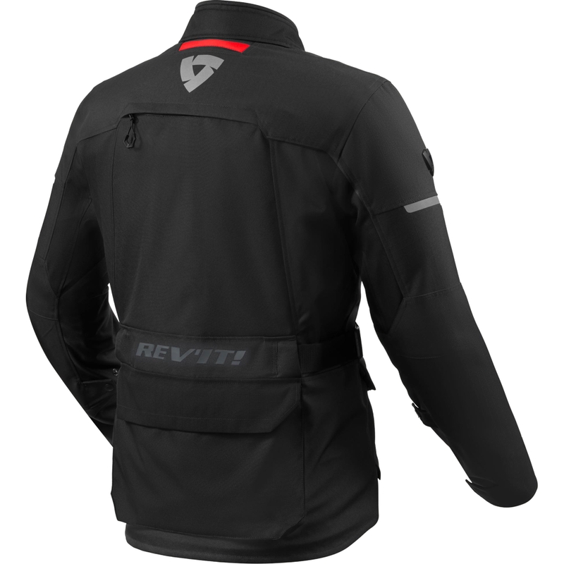 Chaqueta de moto Revit Outback 5 H2O negra