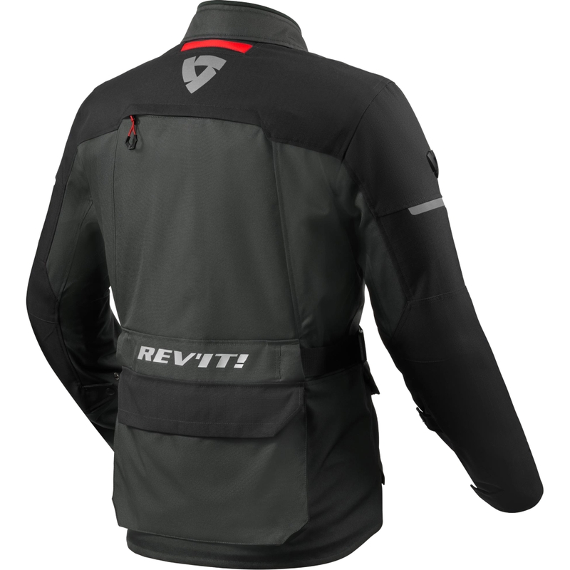 Chaqueta de moto Revit Outback 5 H2O antracita-negro