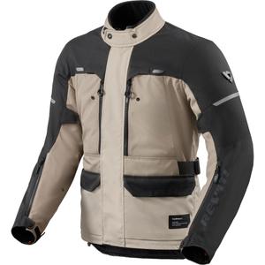 Chaqueta de moto Revit Outback 5 H2O color arena-negro