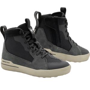 Botas de moto para mujer Revit Arrow 2, color gris arena