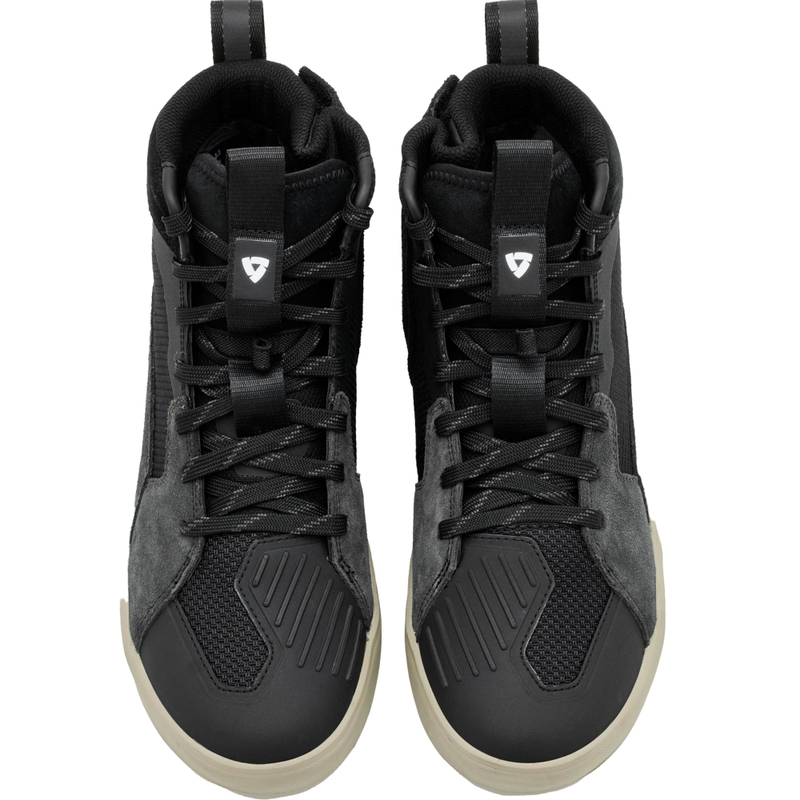 Botas de moto para mujer Revit Arrow 2, color gris arena