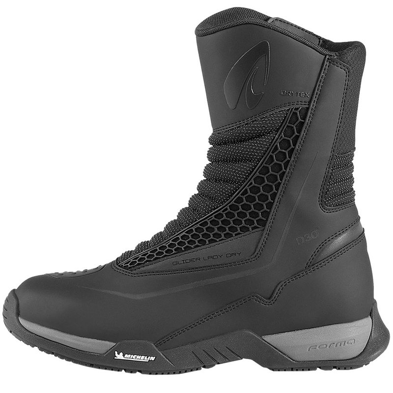 Botas de moto para mujer Forma Glider Lady Dry negro-antracita