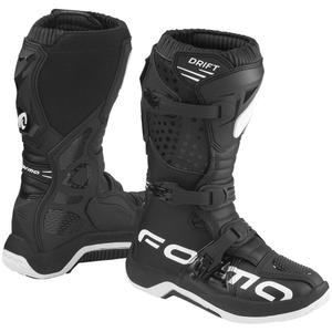 Botas de moto para niños Forma Drift negras