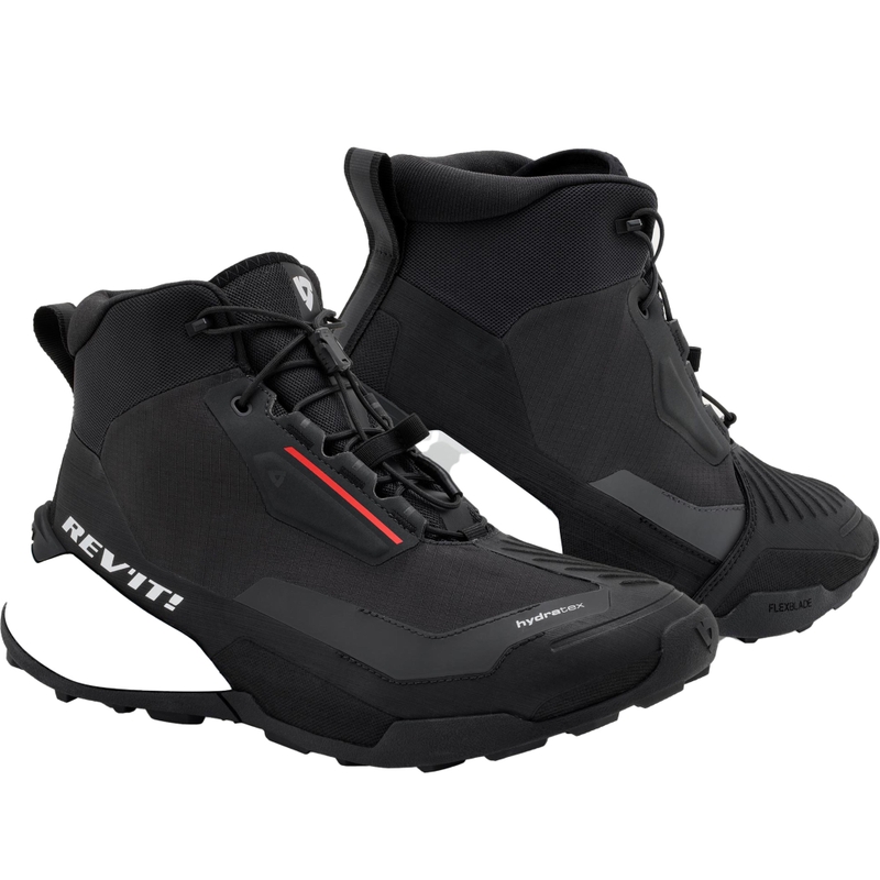 Botas de moto Revit Subduction H2O negro-blanco