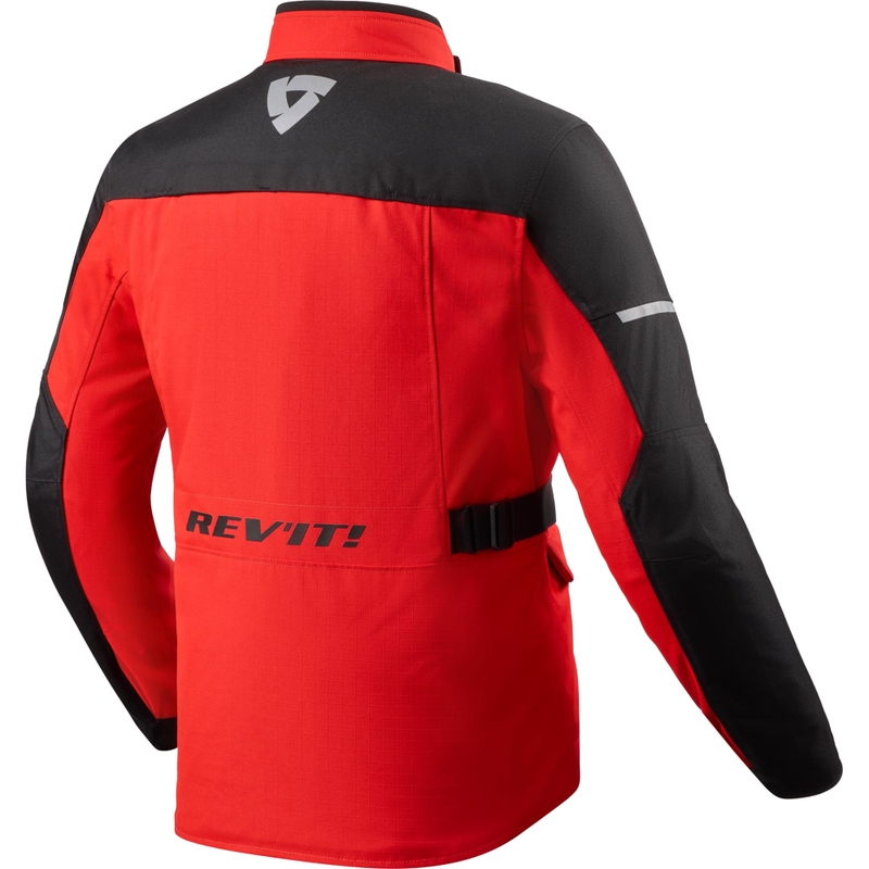 Chaqueta de moto Revit Convergent H2O rojo-negro