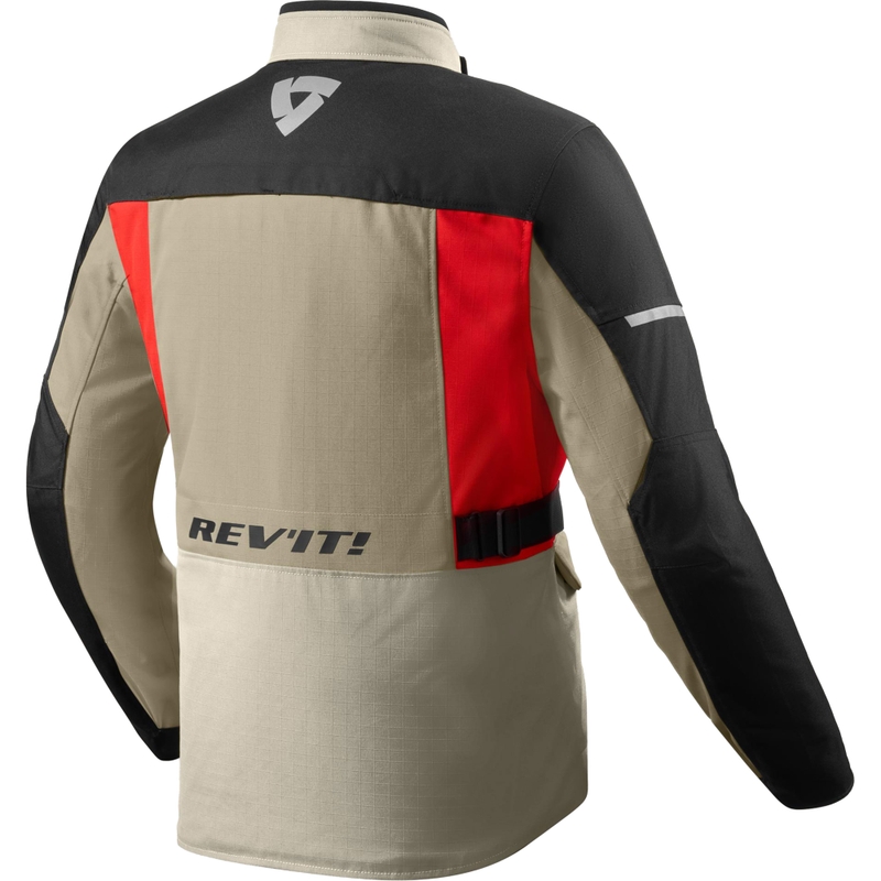Chaqueta de moto Revit Convergent H2O color rojo arena