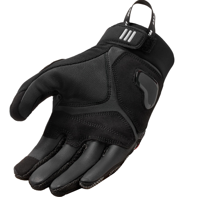 Guantes de moto Revit Hyperspeed 3 negro-blanco