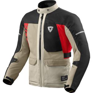 Chaqueta de moto Revit Convergent H2O color rojo arena