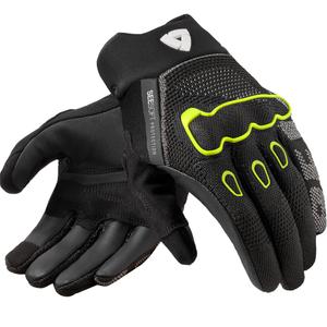 Guantes de moto Revit Hyperspeed 3 negro-amarillo fluorescente