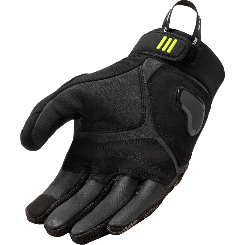 Guantes de moto Revit Hyperspeed 3 negro-amarillo fluorescente