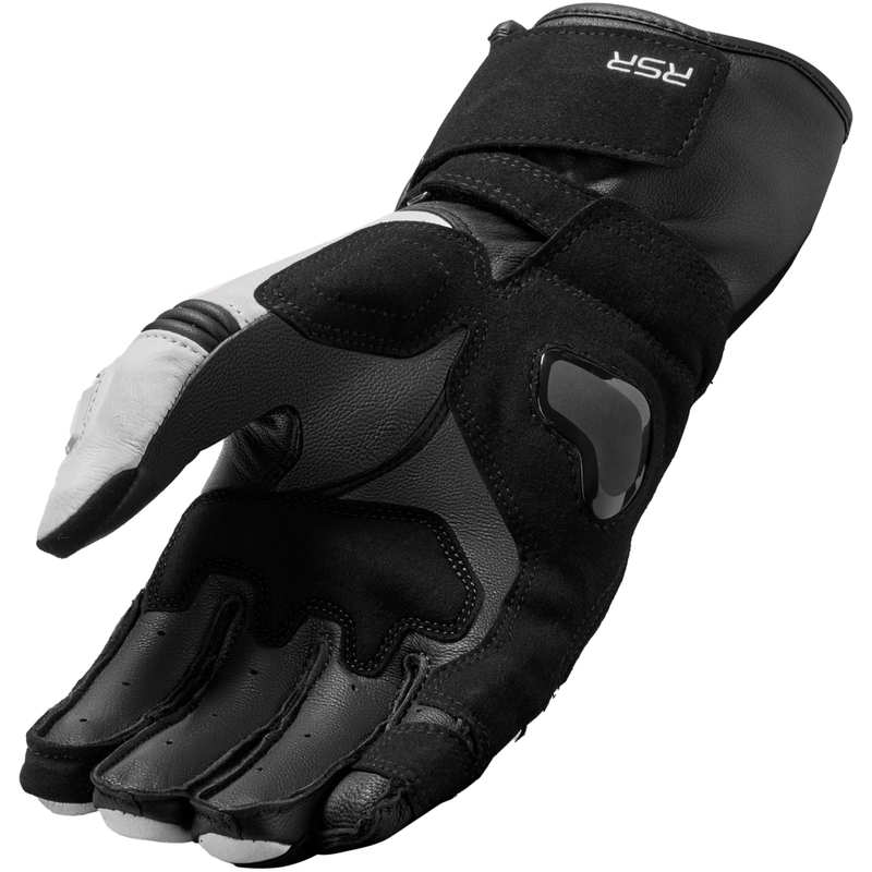 Guantes de moto Revit RSR 5 negro-blanco