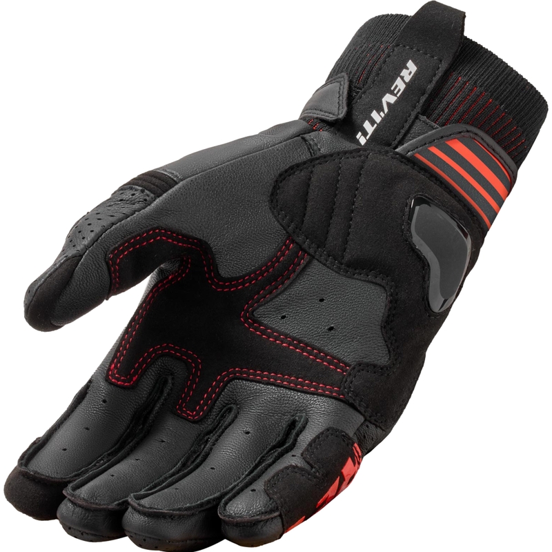 Guantes de moto Revit Positron negro-rojo