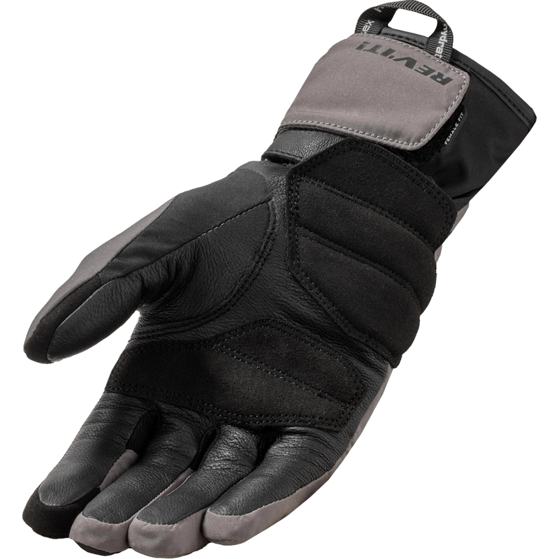 Guantes de moto Revit Convergent H2O para mujer, color gris y negro
