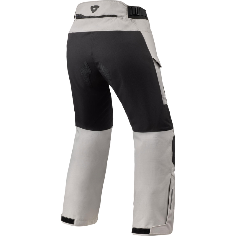 Pantalones de moto Revit Convergent H2O para mujer en color plata y negro