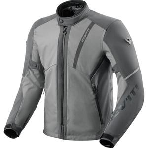 Chaqueta de moto Revit Venator H2O gris claro-gris