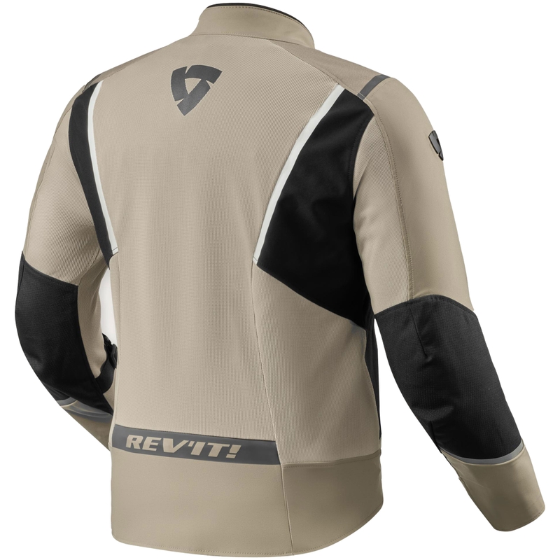 Chaqueta de moto Revit Airwave 4 color negro arena