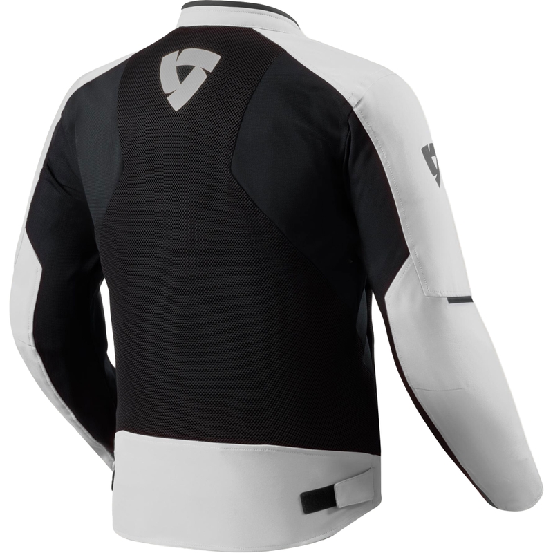 Chaqueta de moto Revit GT-R 4 Air en blanco y negro