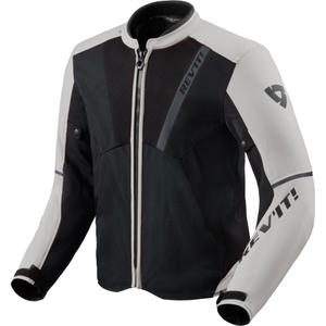 Chaqueta de moto Revit GT-R 4 Air color plata y negro