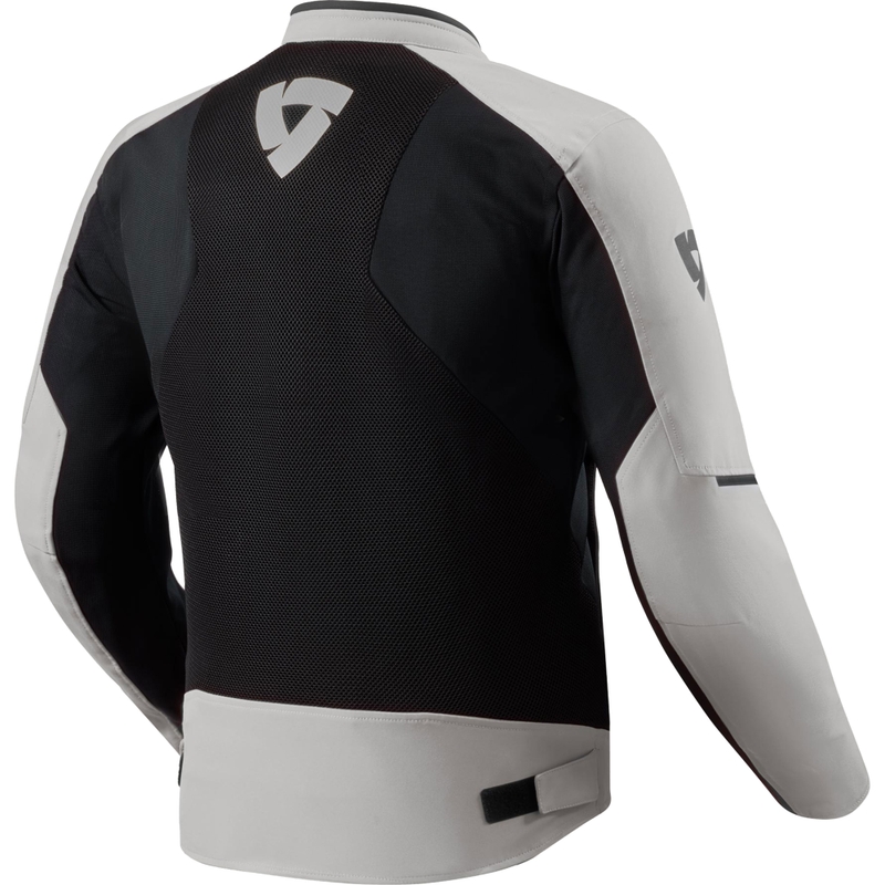 Chaqueta de moto Revit GT-R 4 Air color plata y negro