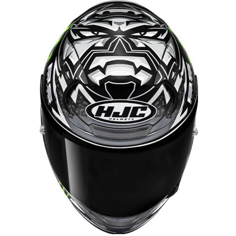 Casco integral de motocicleta HJC RPHA 12 Quartararo Replica BL MC5 negro