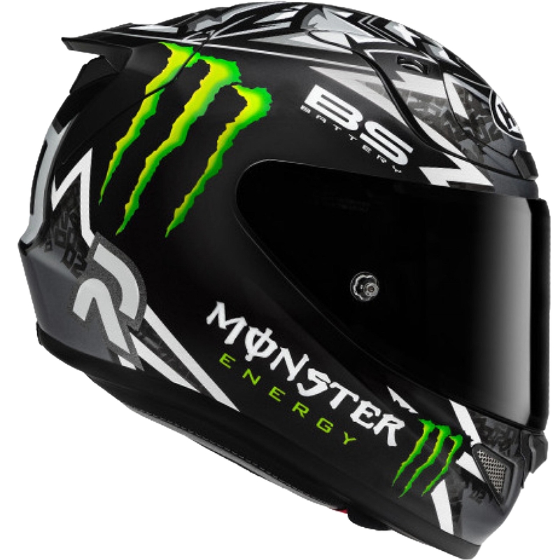 Casco integral de motocicleta HJC RPHA 12 Quartararo Replica BL MC5 negro
