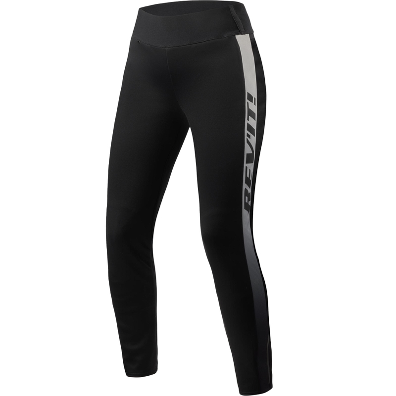 Leggings de moto cortos Revit Talia para mujer, color blanco y negro