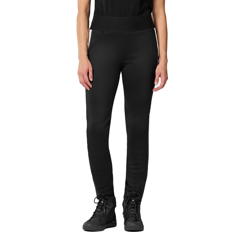 Leggings de moto para mujer Revit Talia en blanco y negro