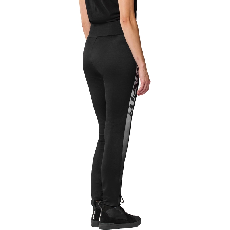 Leggings de moto para mujer Revit Talia en blanco y negro