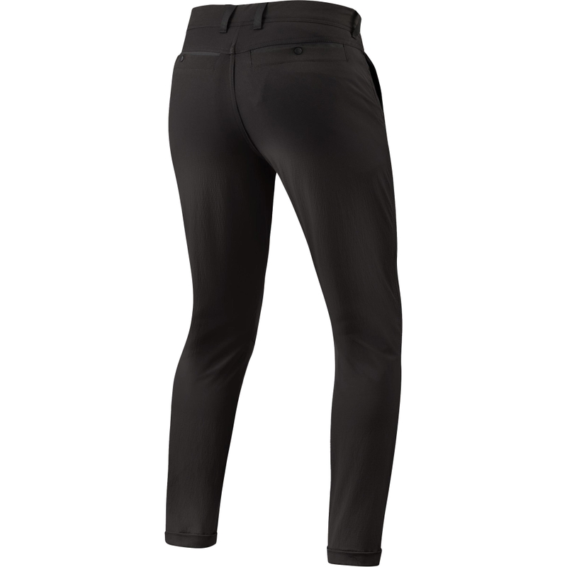 Pantalones de moto ajustados Revit Chino Terry negros