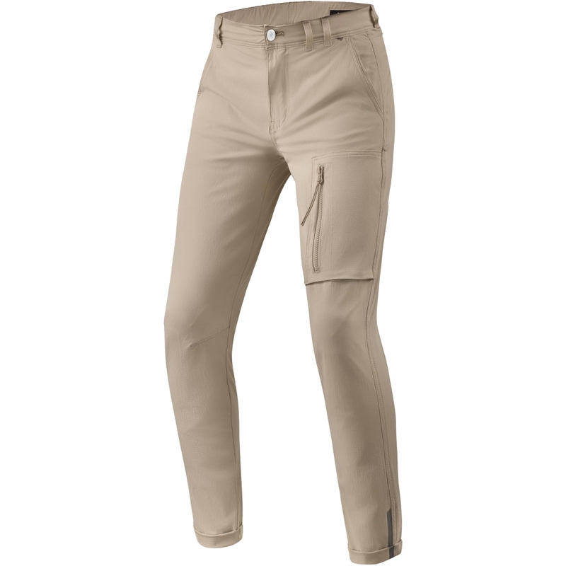 Pantalones de moto ajustados extracortos Revit Chino Terry color arena