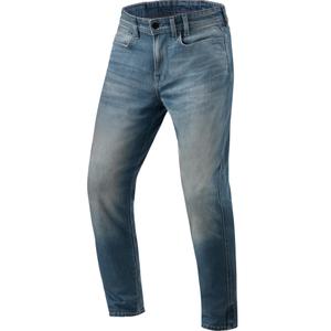 Vaqueros de moto Keegan Tapered Extra Cropped de Revit, azul medio