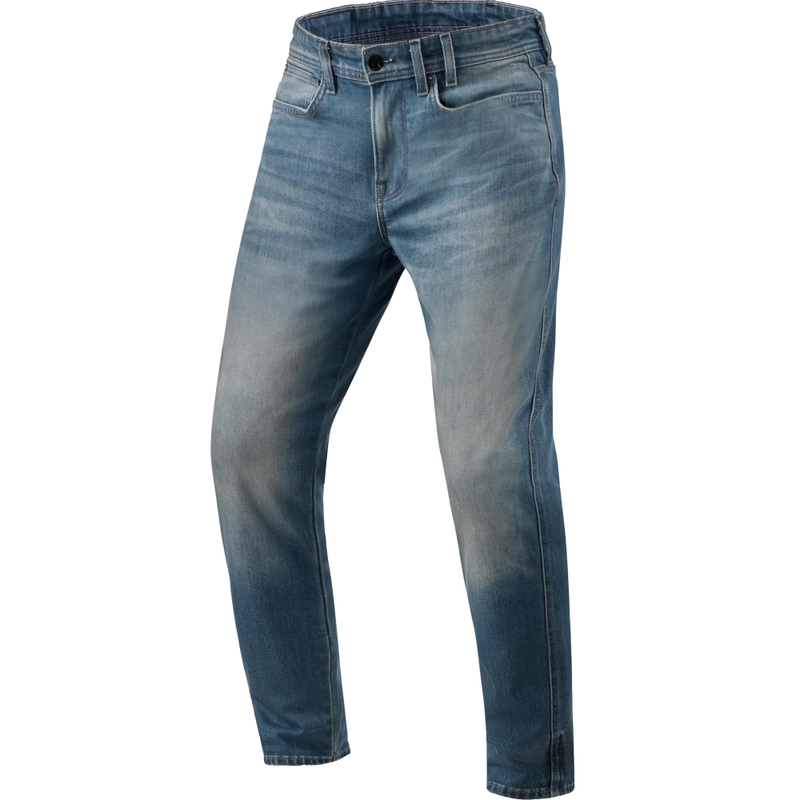 Vaqueros de motociclista Keegan Tapered Mid Blue de Revit