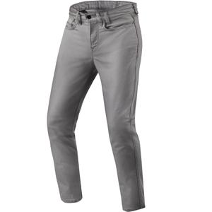 Vaqueros de moto Revit Jamison Slim Extra Cropped en gris